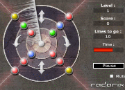 點擊進入 : 轉動同色球 - 遊戲室
		遊戲說明 : 運用鍵盤 上 下 左 右 及 space 鍵控制 , 將三粒同色球連成直線